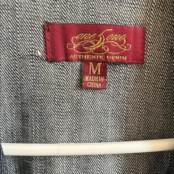 one 5 one Dark Blue Jean Jacket - Picture 3 of 4